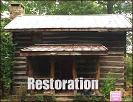 Historic Log Cabin Restoration  Dunkirk, Ohio